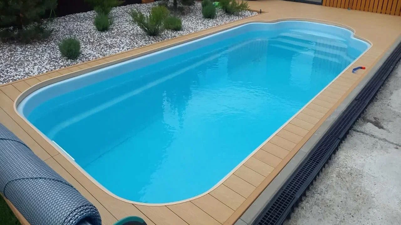 Композитный бассейн Форте (7 м x 3 м x 1,65 м)