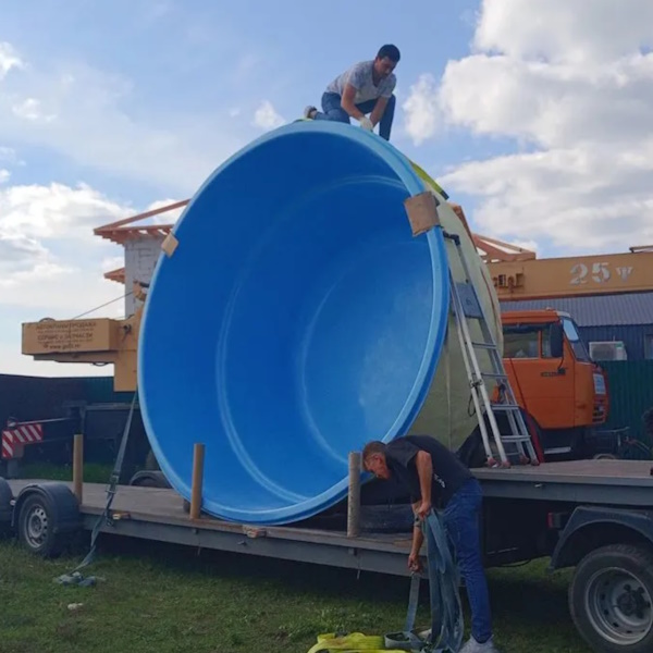 Композитный бассейн Рондо (3,5 м x 3,5 м x 1,7 м)
