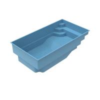 Композитный бассейн Темп (6,1 м x 3,2 м x 1,25-1,6 м)